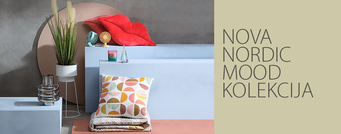 Nova Nordic Mood kolekcija sa jastucima, vazom, dekom, saksijom, svijećama i ukrasom