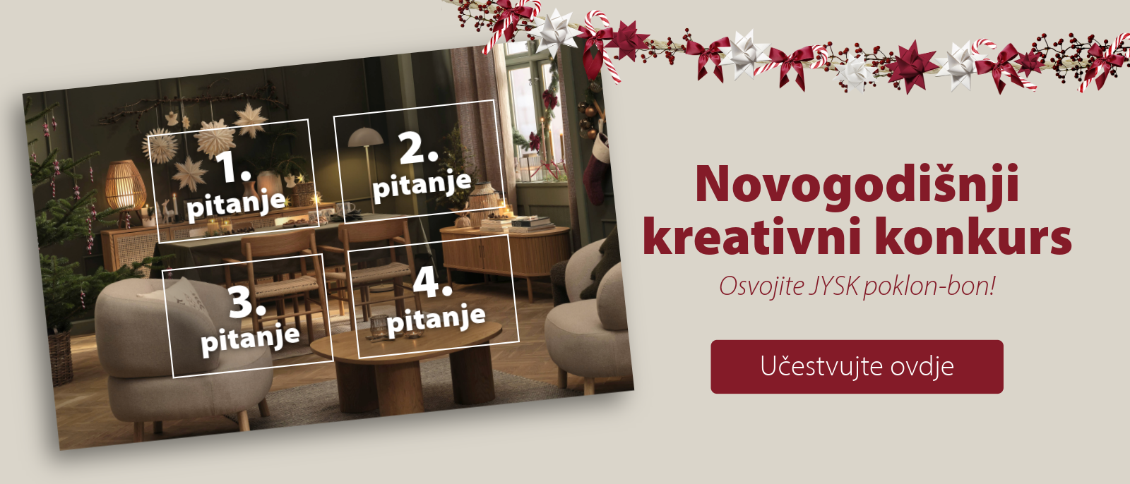 Novogodišnji kreativni konkurs u JYSKu Novogodišnji kreativni konkurs u JYSKu