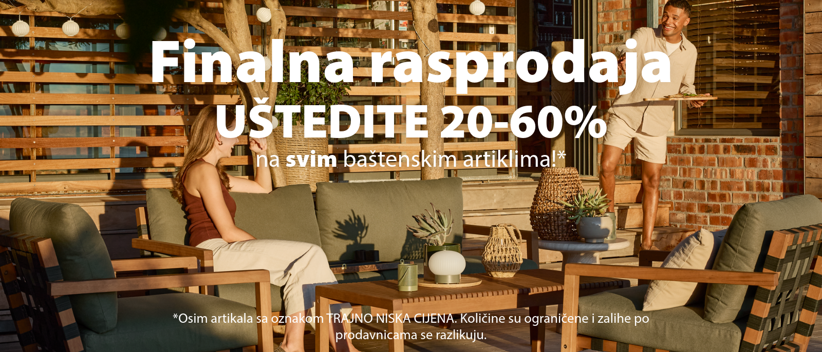 Finalna rasprodaja baštenskih artikala