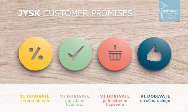 JYSK Customer promises